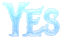yes text image